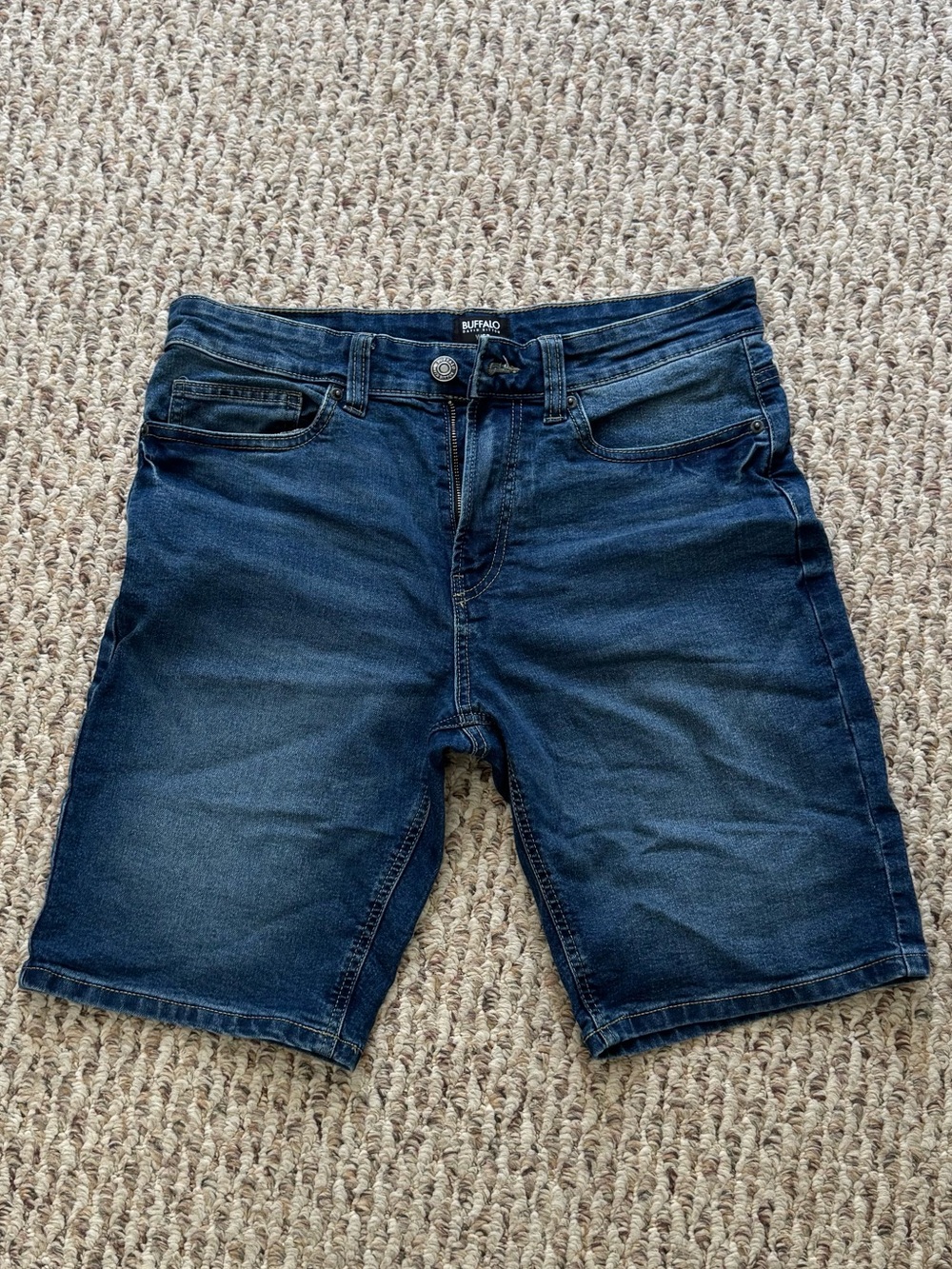Buffalo David Bitton Dark Blue Denim Men’s Shorts